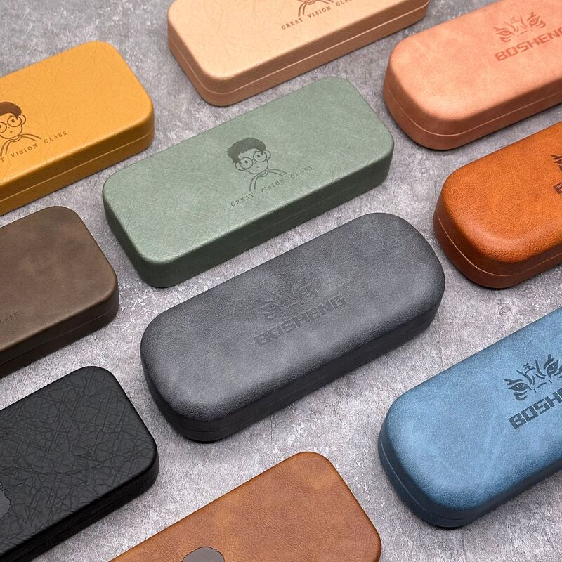 Glasses case high-looking fashionable elegant convenient simple color-changing LOGO advanced glasses case Factory wholesale Glasses case high-looking fashionable elegant convenient simple color-changing LOGO advanced glasses case Factory wholesale