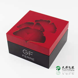 定制手表哑光油漆木盒高档包装盒木质翻盖手表首饰手表盒收纳礼盒