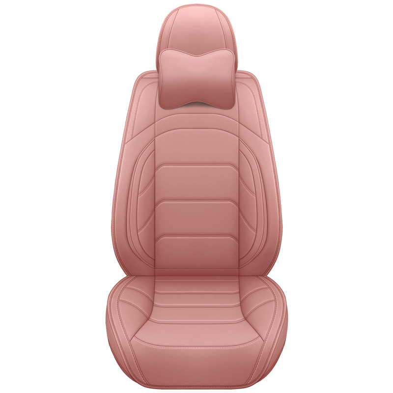 Five-Seat Car Seat Cushions, Fully Enclosed, Suitable for All Seasons, Full Leather Car Seat Covers, Wear-Resistant and Dirt-Resistant Leather Car Seat Cushions