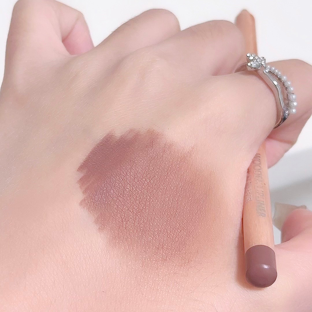 SWEET MINT Wooden Lip liner Pen Matte waterproof nude color for women's lip modification, outlining a natural and chubby lip shape undefined