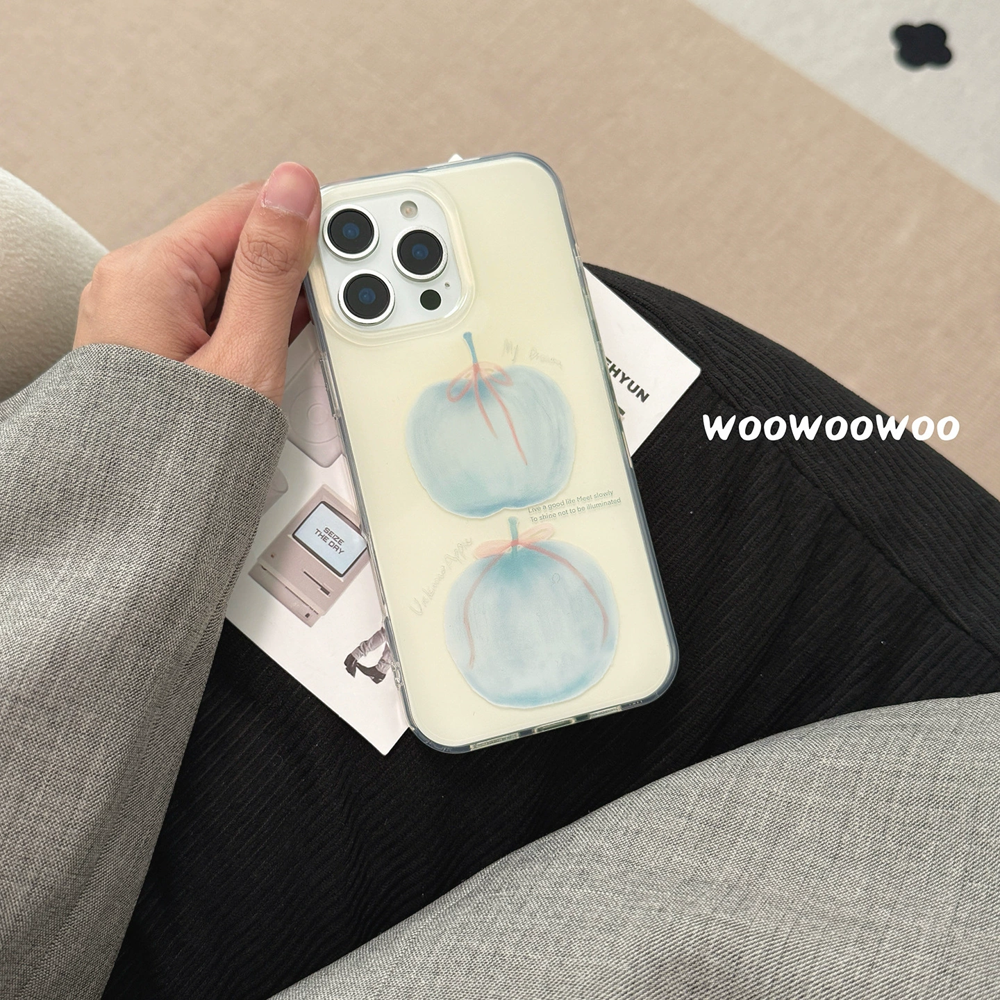 Apple, синий совместимый чехол для iPhone16 Pro, iPhone 15, телефонный чехол, iphone