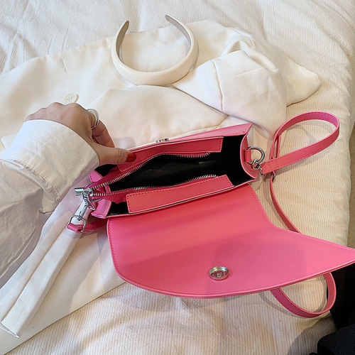  new cross-border personalized solid color shell bag fashion trend versatile portable shoulder crossbody women's bag