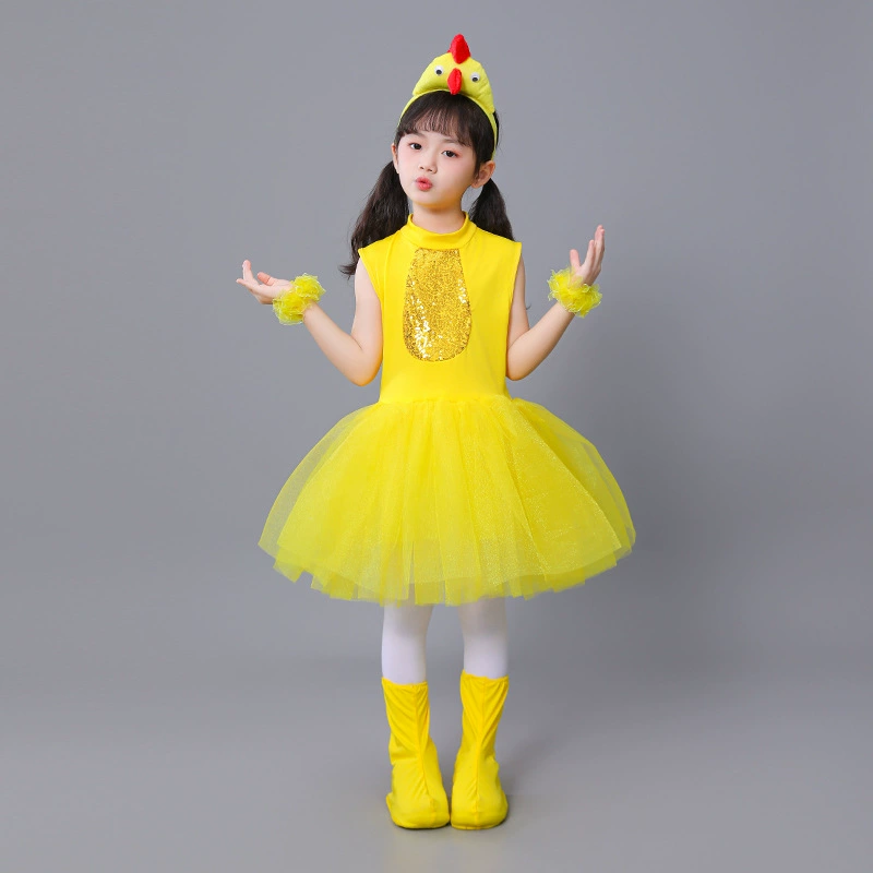 Детский костюм (B.Duck) дизайн утка и цыпленок, шляпа/ободок, размеры 110–160 см