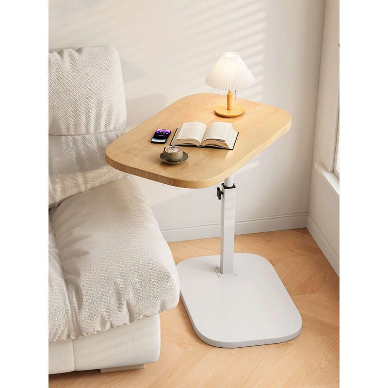 Sofa Side Table, Movable Lift, Bedside Table, Tea Table, Home Living Room, Rotating Small Coffee Table, Bedroom Folding Storage