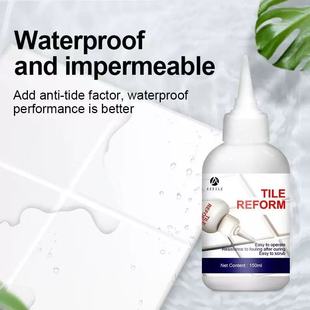 Tile Grout Sealant, Hand-Squeezed Type, for Kitchen, Bathroom, Wall, Floor, and Balcony Gaps, Water-Based, Mold-Resistant, and Antibacterial