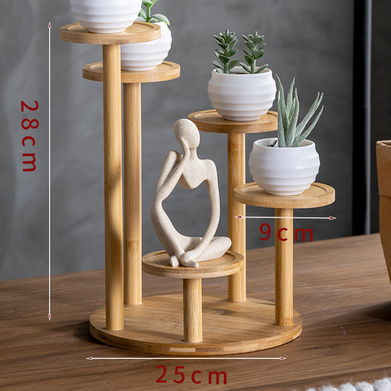 둥근 꽃꽂이 5개 - 중간 크기