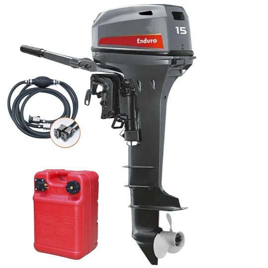 Hot sale two stroke gasoline 15HP6B4 Enduro long end shaft outboard motor