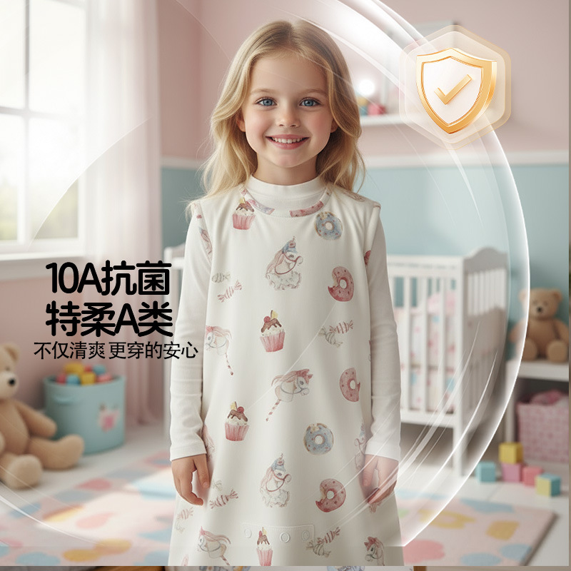 Baby Sleeping Bag for Autumn and Winter, Warm Infant A-Class Newborn Sleeping Bag, Thickened Anti-Kick Quilt Sleeping Bag, Suitable for All Seasons