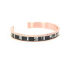 Dial suitable for men and women, fashionable golden bracelet for beloved stainless steel, pink gold