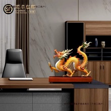 ia全铜行天下客厅G工艺品摆件玄关龙arden酒柜摆件礼物龙包邮
