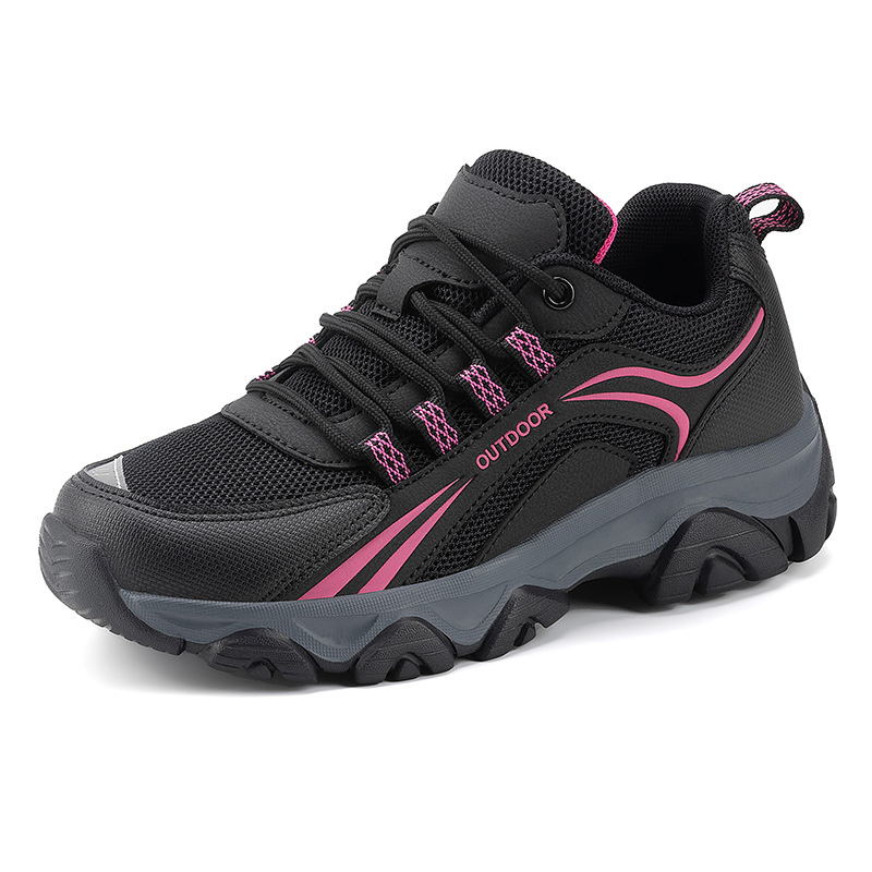 Nuevos zapatos de montaña transfronterizos para hombres y mujeres parejas de malla transpirable EVA amortiguación al aire libre zapatos de caminata de campamento