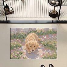 【特卖】水晶绒地垫家用吸水防滑脚垫多种材质一件代发水晶绒地毯