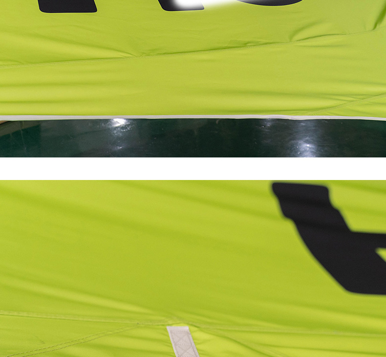Butterfly-shaped tarpaulin with black coating for sun protection and rain resistance, thickened and tear-resistant, suitable for outdoor camping, can be customized with logo