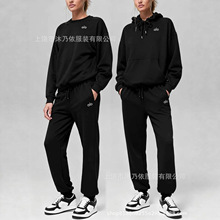 秋冬季新款S级纯棉跨境新款alo秋冬运动男女休闲连帽卫衣卫裤套装