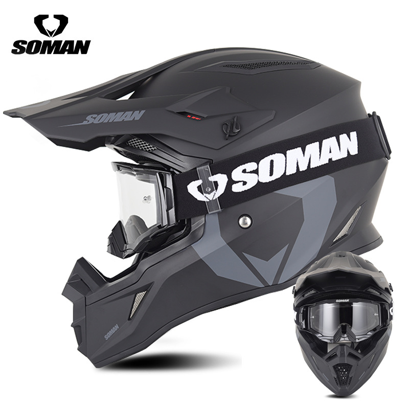 Certified | Motuoche Motosiklet kaskı (dəbilqə) - matte-black-diamond-with-transparent-black-s