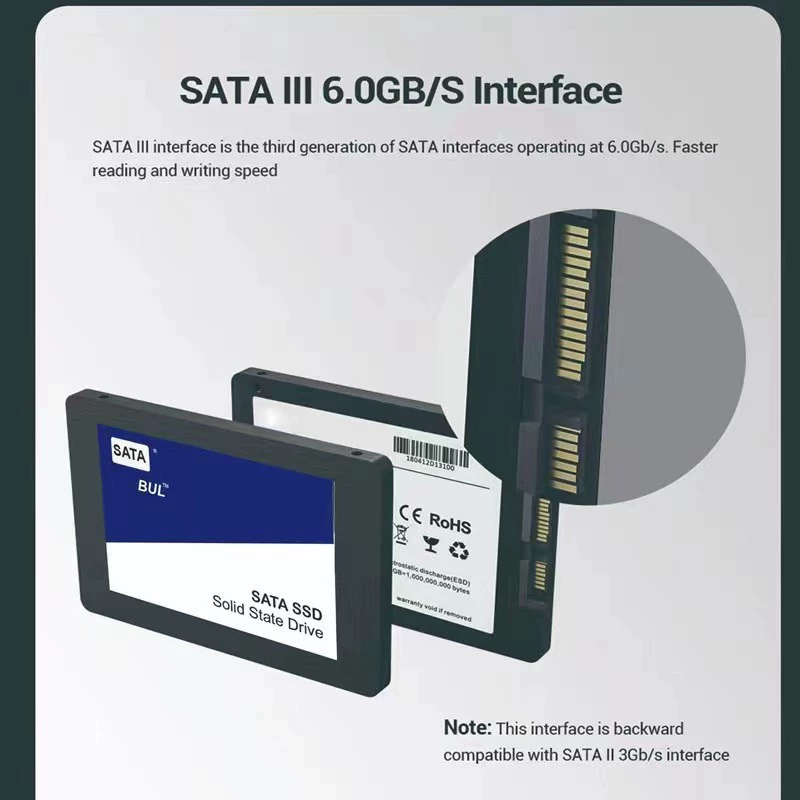 4T 2.5‑дюймовый SATA3.0 встроенный твердотельный накопитель 2TB/1TB, апгрейд и расширение, SSD для ноутбука