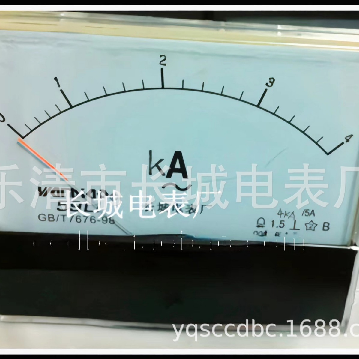 长城电表厂 59L1  4000/5A 交流指针电流表 120*100