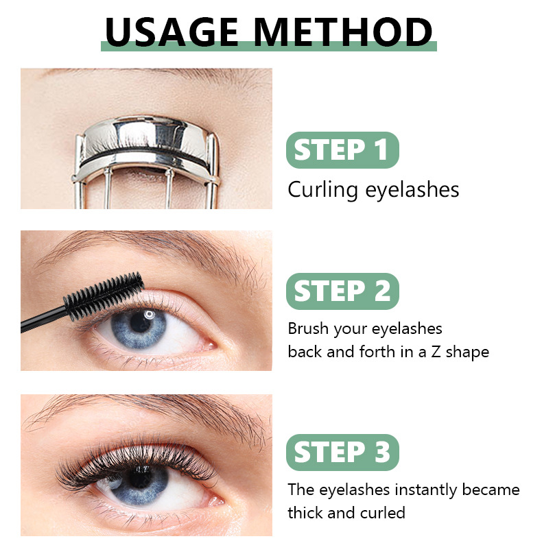 Charming Eye Mascara With Floral Pattern For Long Thick Lashes_voghion.com