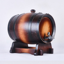 外贸工厂 3L升橡木桶酒桶无胆烘烤oak barrel白兰地葡萄酒桶木桶