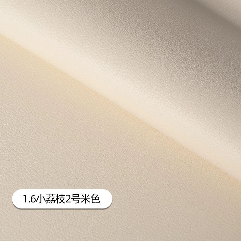 Litchi pattern leather surface 1.6 width small pebble pattern artificial leather self-adhesive sofa repair subsidy refurbished leather material