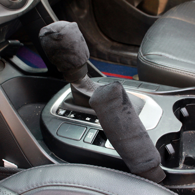 Fábrica transfronteriza al por mayor cubierta del engranaje del coche cubierta del freno de mano cubierta del engranaje interior del coche cubierta de la manija de invierno Amazon soporte fijo image 7