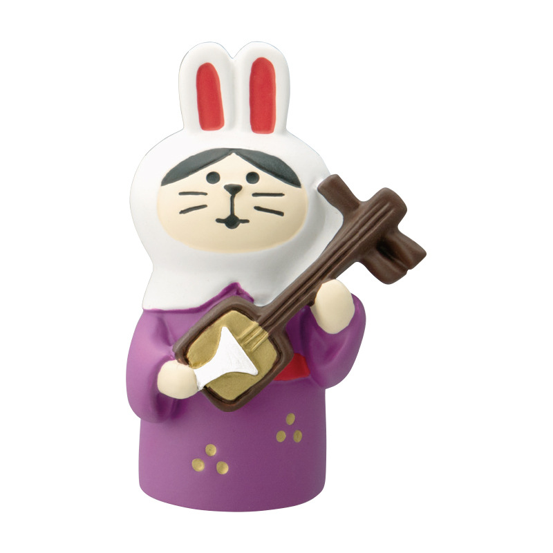 흰 토끼 모자 고양이