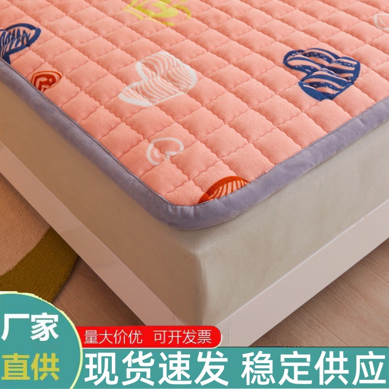 90x190cm colchón de velchilla de leche dormitorio para estudiantes una sola estera caliente gruesa colchón colchón colchón set de tres piezas