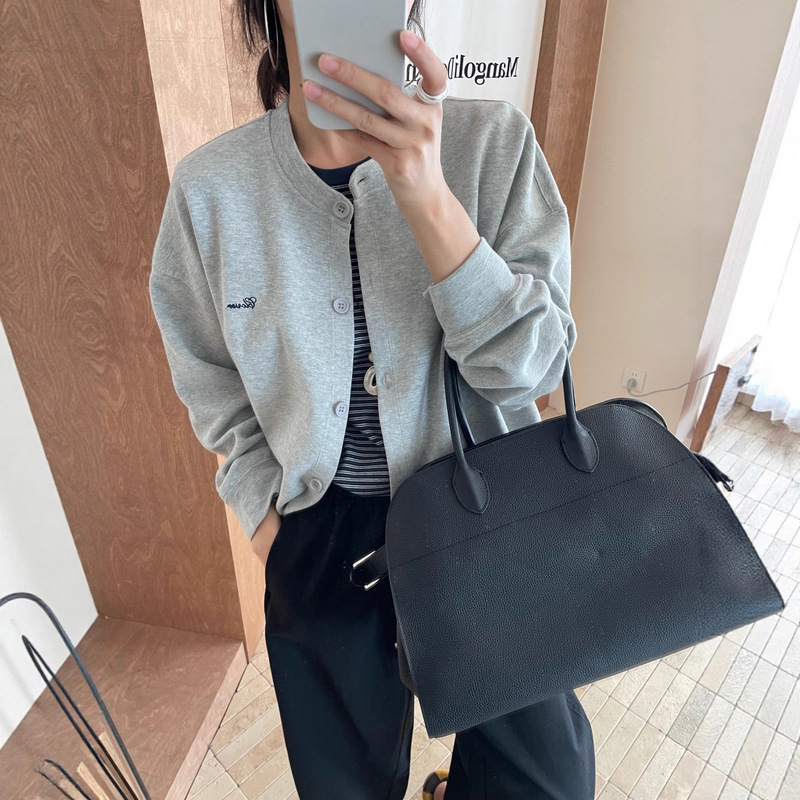 棉质舒适亲肤 2025秋新款简约棒球服开衫卫衣女韩版短外套25129|undefined