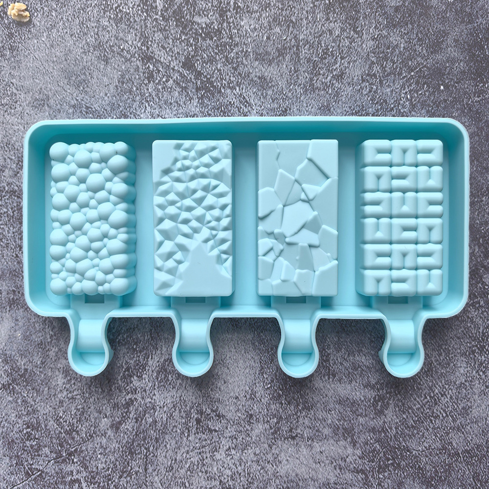 4 forma de burbuja helado 227 molde de silicona pastel helado pudín molde de postre jabón utensilios