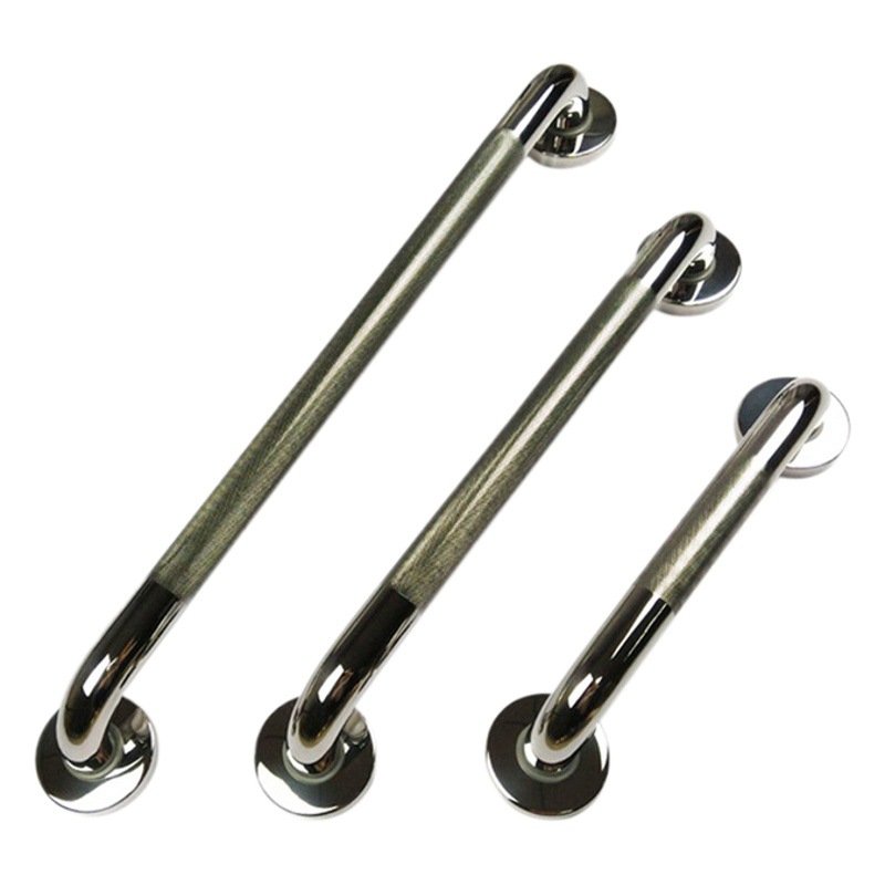 304 de acero inoxidable moleteado apoyabrazos Baño de malla de baño apoyabrazos de seguridad antideslizante apoyabrazos