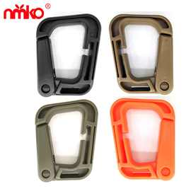 爆款户外登爬山勾扣 莫利扣一寸带可拆塑胶回弹方形挂钩 D形挂钩