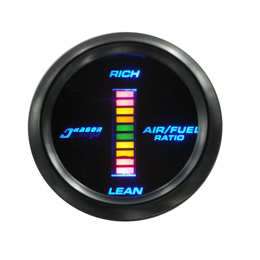 52MM Car Modification Instrument 12V Voltage Oil Temperature Oil Pressure Boost RPM Air-Fuel Ratio Water Temperature Gauge