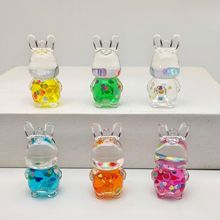 入油亚克力小号兔子系列漂流瓶钥匙扣挂件diy流沙瓶源头厂家网红