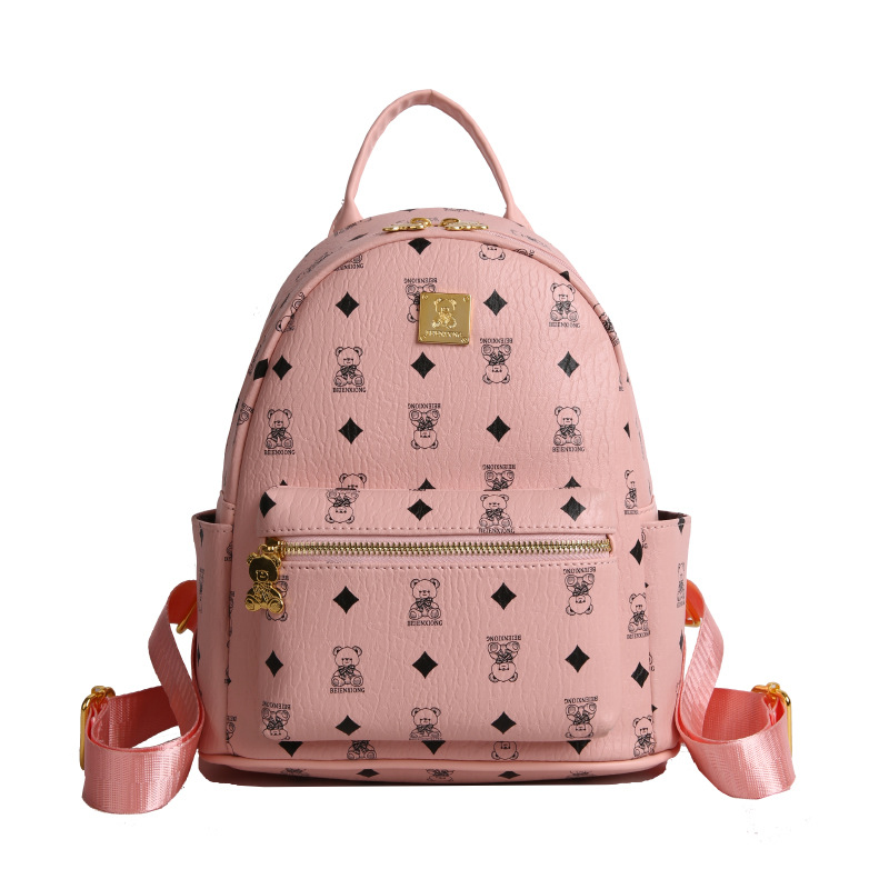 Nueva mochila de viaje de gran capacidad de dibujos animados lindos osos impresión mochila de mujer 2025 bolsas de mujer de viaje