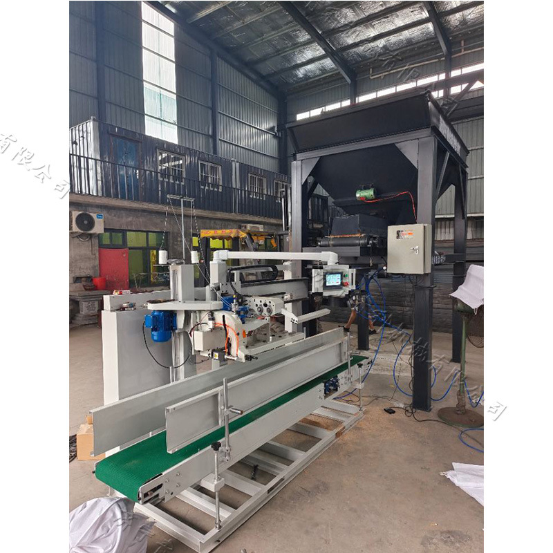 脚踏式沙土袋装机 堤坝防汛砂子高速灌袋机 全自动装袋封口一体机