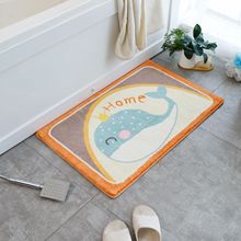 现代卡通家居浴室防滑地垫卫浴门口吸水脚垫入户门垫