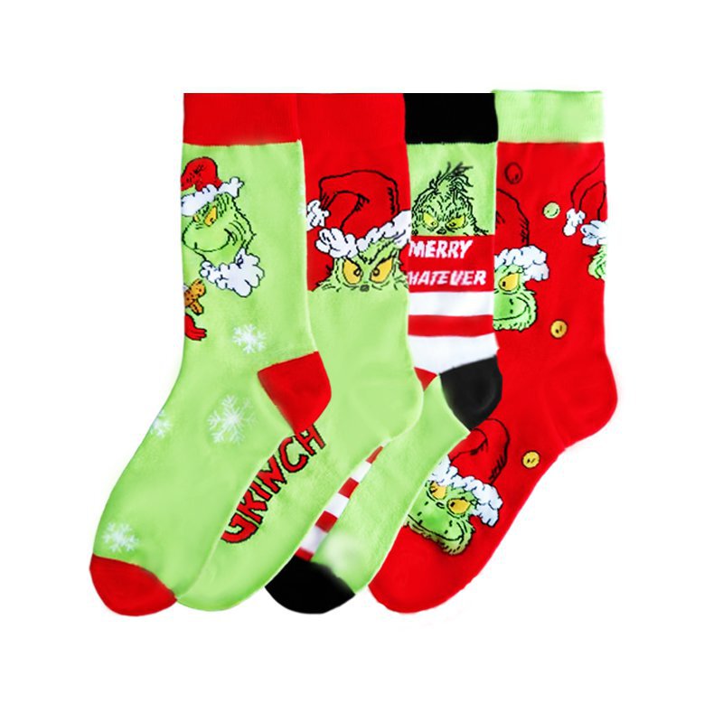 Men's four-season cotton animation European and American tide socks men's socks mid-barrel Christmas geek Amazon ins manufacturers women's wholesale socks Men's four-season cotton animation European and American tide socks men's socks mid-barrel Christmas geek Amazon ins manufacturers women's wholesale socks