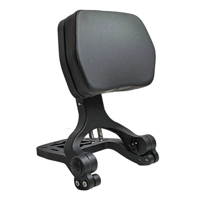 Suitable for Xiangshuai YES418 anti-drop | Motorcycle bumper - upgraded-type-a-folding-backrest-black-glossy