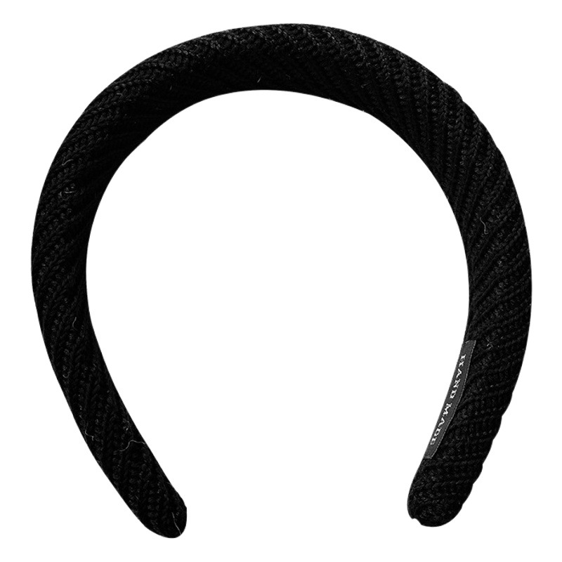 Francés caliente otoño e invierno retro tanda pana diadema borde ancho Internet celebridad esponja pelo alto Cráneo superior accesorios para el cabello horquilla para las mujeres