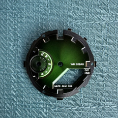 GA2100/GA2110を適用して金属文字板の表面の太陽の紋様を改造します。