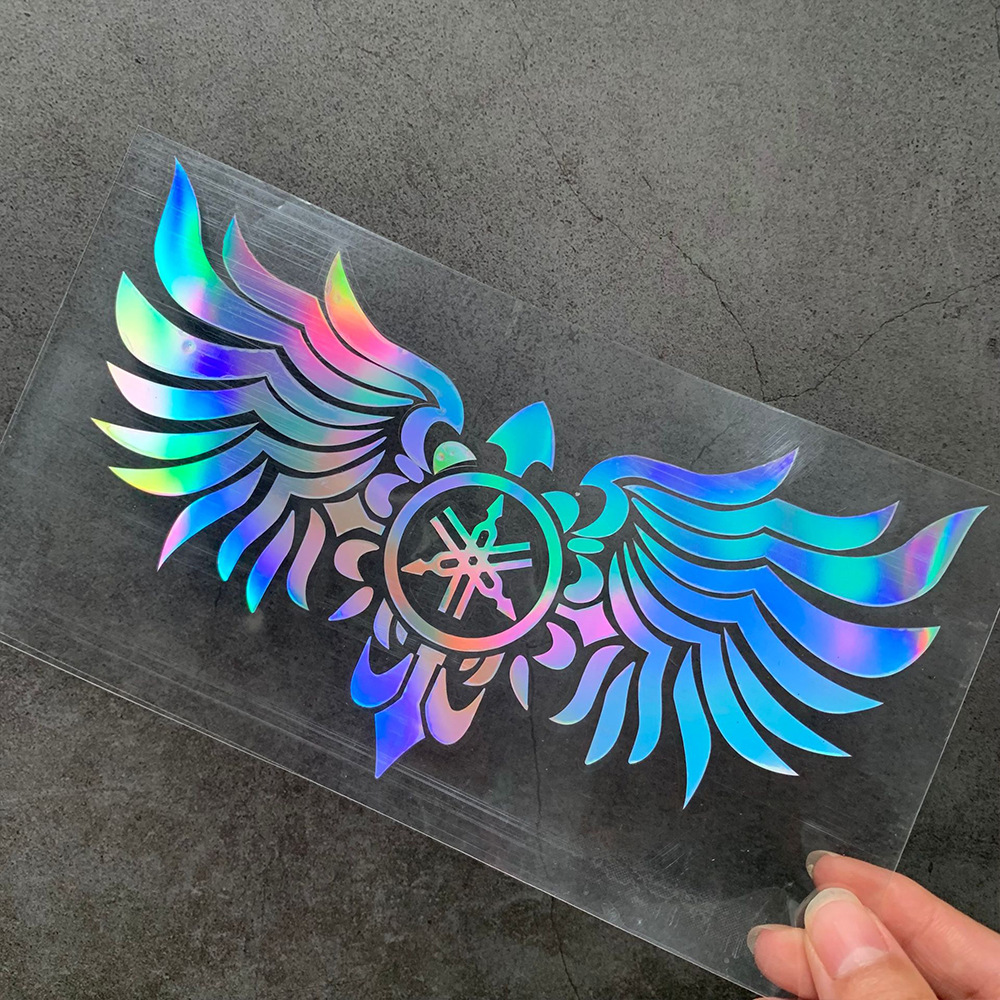 ヤマハのステッカーのオートバイの反射ステッカーのヤマハの車の標識の福穎125はレーザーのまぶしい夜光のステッカーを改造します。