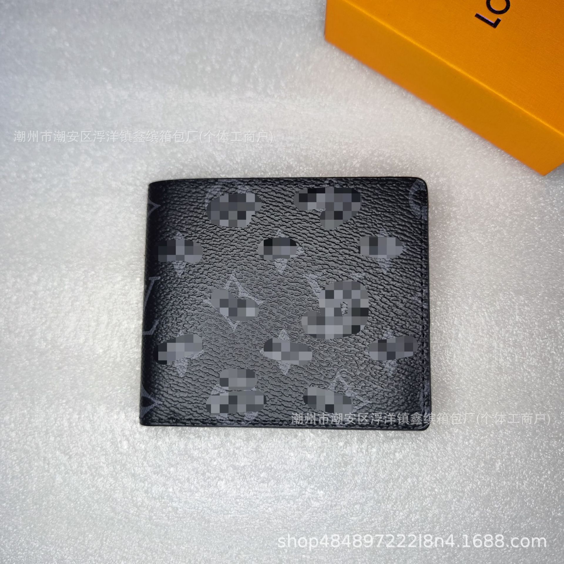 Cartera de moda de hombre transfronteriza europea y americana corta billetera de cuero real plegable para mujeres embalaje de cartera de suministro de comercio exterior Q217