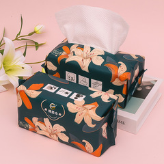 80-count Extra-Soft, Thickened Pure Cotton Cleansing Wipes | Pearl-Textured Baby-Friendly Soft Cotton Tissues | Disposable, Pull-Out Facial Towels