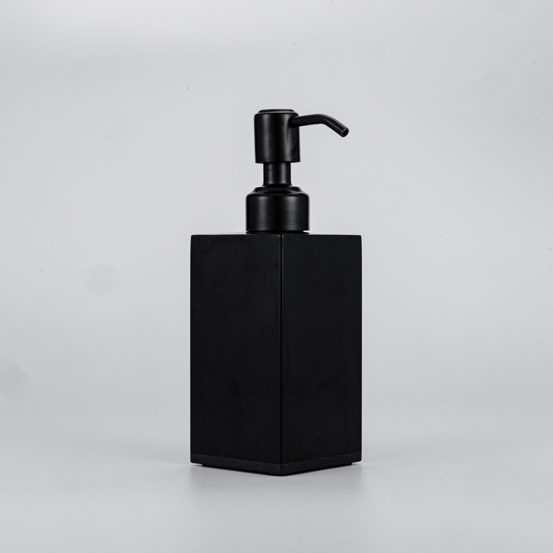Stainless Steel Hand Sanitizer Bottle Hotel Square Black Soap Dispenser Press Lotion Shower Gel Shampoo Bottle