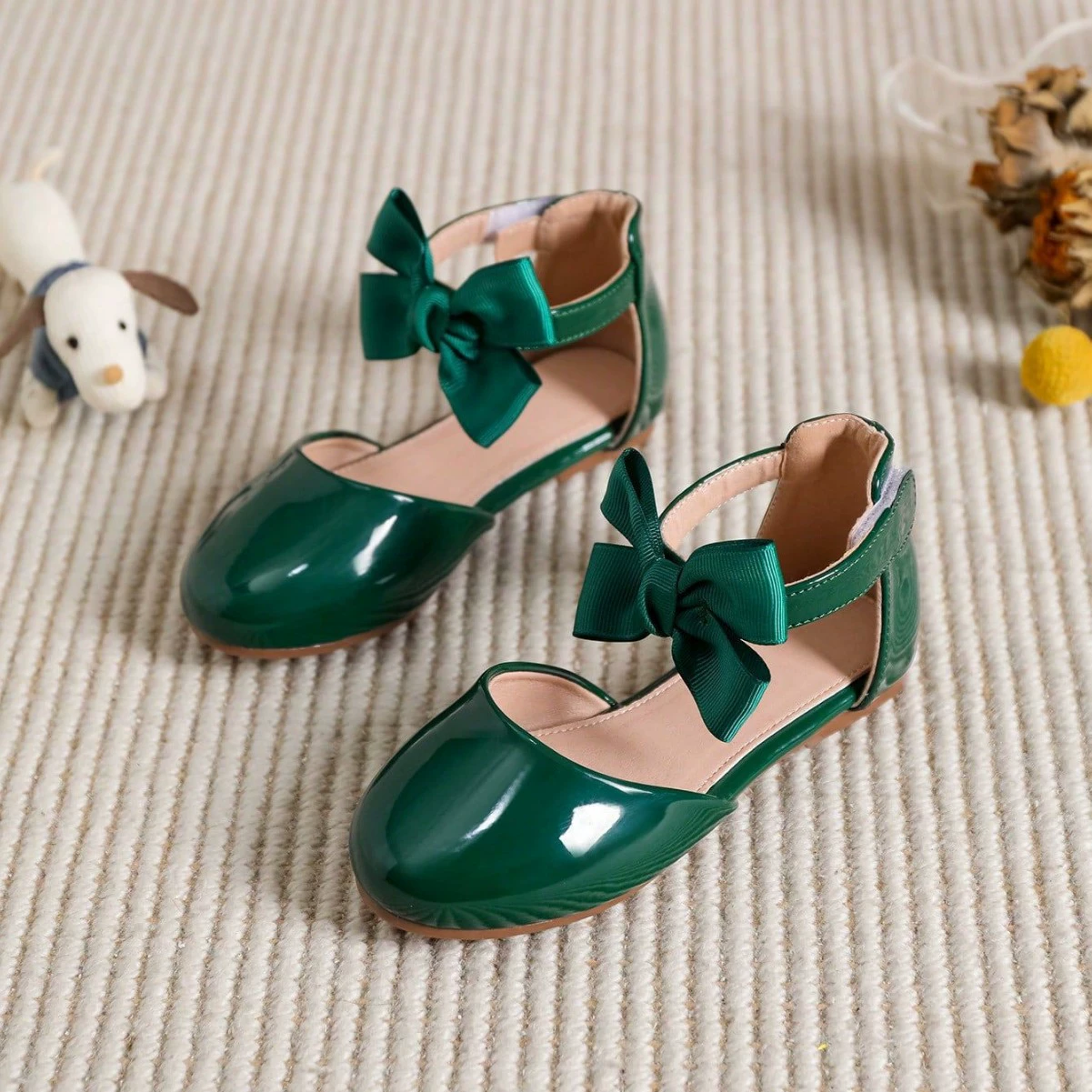 Трансграничная внешняя торговля девушка весенняя новая корейская версия бант нескользящая мягкая обувь