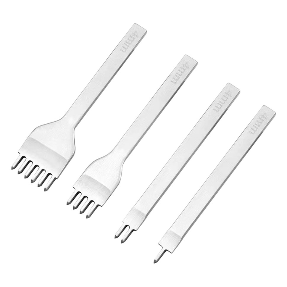 Xinghui corte de diamante de acero blanco DIY herramienta de Cuero cuero oblicuo corte plano Paquete de corte de diamante cosido a mano cubierta de talla de Arte de cuero