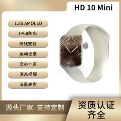 HD10mini 超高清1.85寸AMOLED屏精致表盘UI双支付NFC蓝牙智能手表