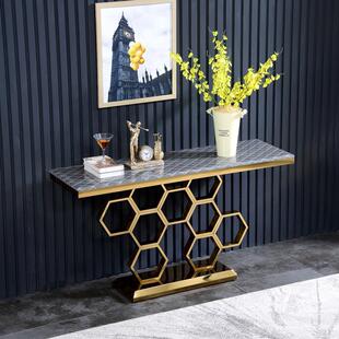 End View Cabinet Accessible Luxury Entrance Table Corridor Aisle Storage Rack Entrance Table Against the Wall Modern Simple Entrance Cabinet Strip Case