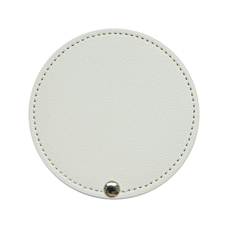 Fashionable polyurethane multicoloured handheld small mirror