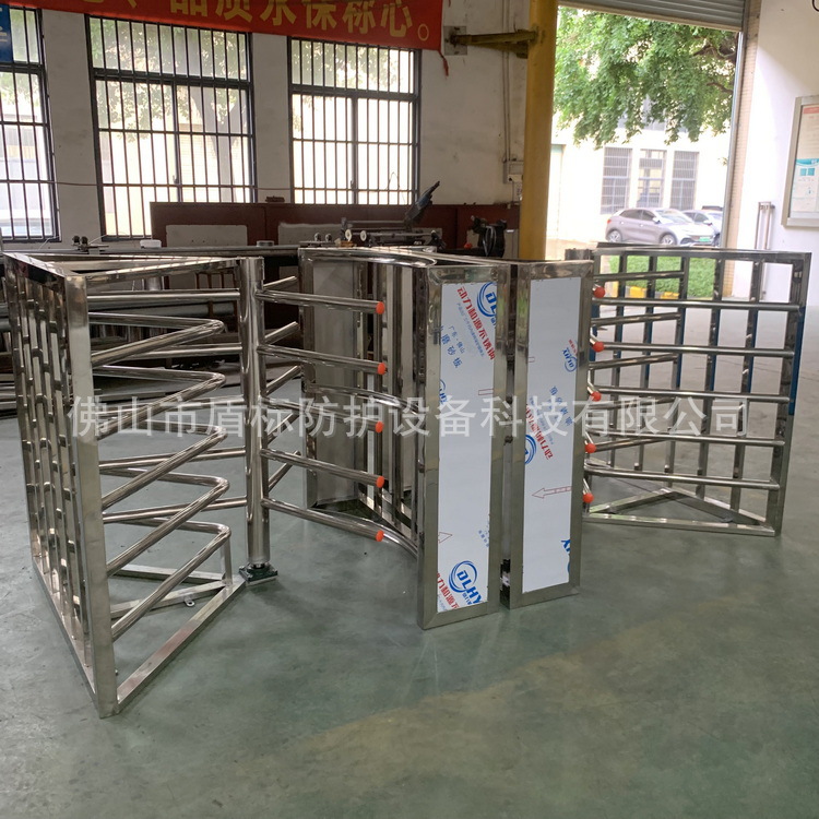 双通道单向旋转转闸门,儿童游乐园进出不锈钢道闸单项出口机厂家